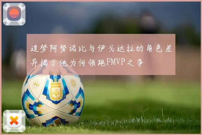 追梦阿努诺比与伊戈达拉的角色差异揭示他为何领跑FMVP之争
